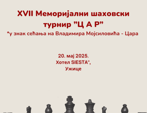 XVII Меморијални шаховски турнир „Ц А Р“
